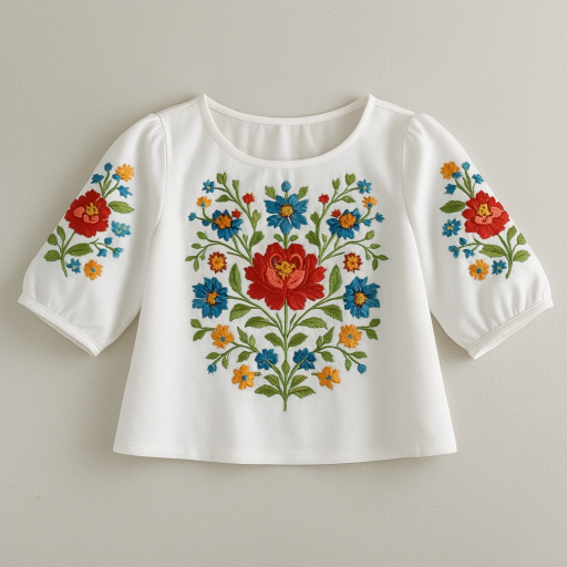 kids wear Embroidery