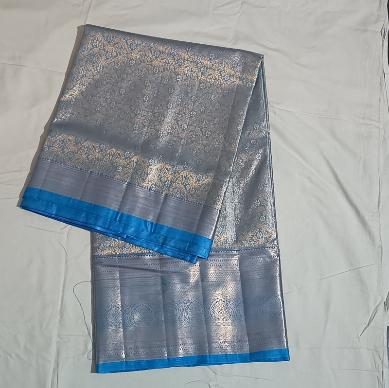 Blue tissue Pattu saree