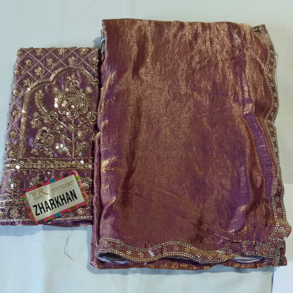 cut work border Saree