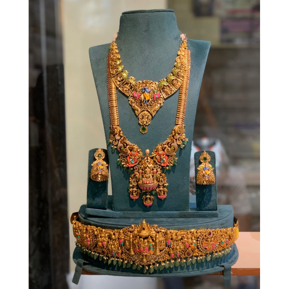 Temple jewellery set_bridal set