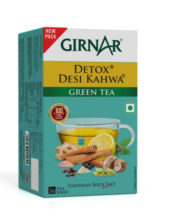 Girnar detox desi kahwa green tea