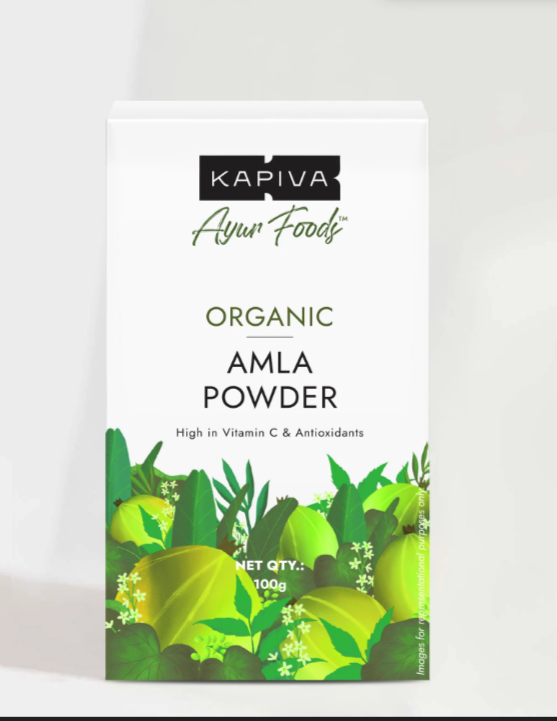Kapiva ayur foods organic amla powder 100g