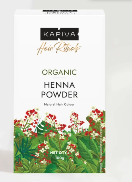 Kapiva hair rituals organic henna powder 100g