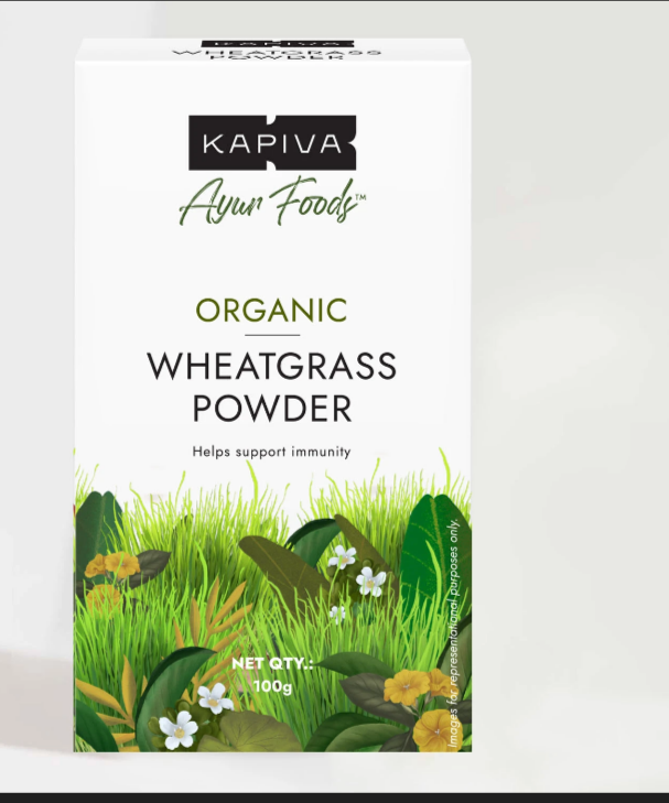 Kapiva ayur foods organic wheatgrass powder