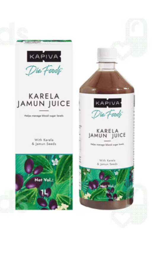 Kapiva dia foods kerela jamun Juice 1L