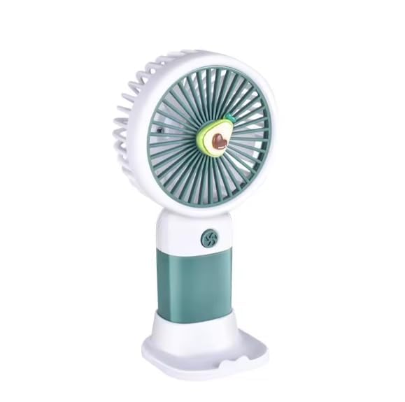 Portable USB Rechargeable Mini Fan with Stand | 3 Speed Cooling | Handheld & Table Fan | Lightweight Personal Cooling Fan for Home, Office & Travel | Pack of 1