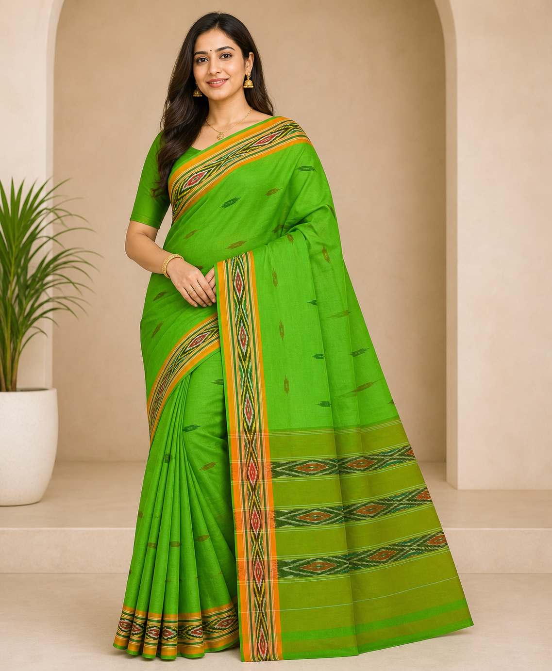 Cotton saree
