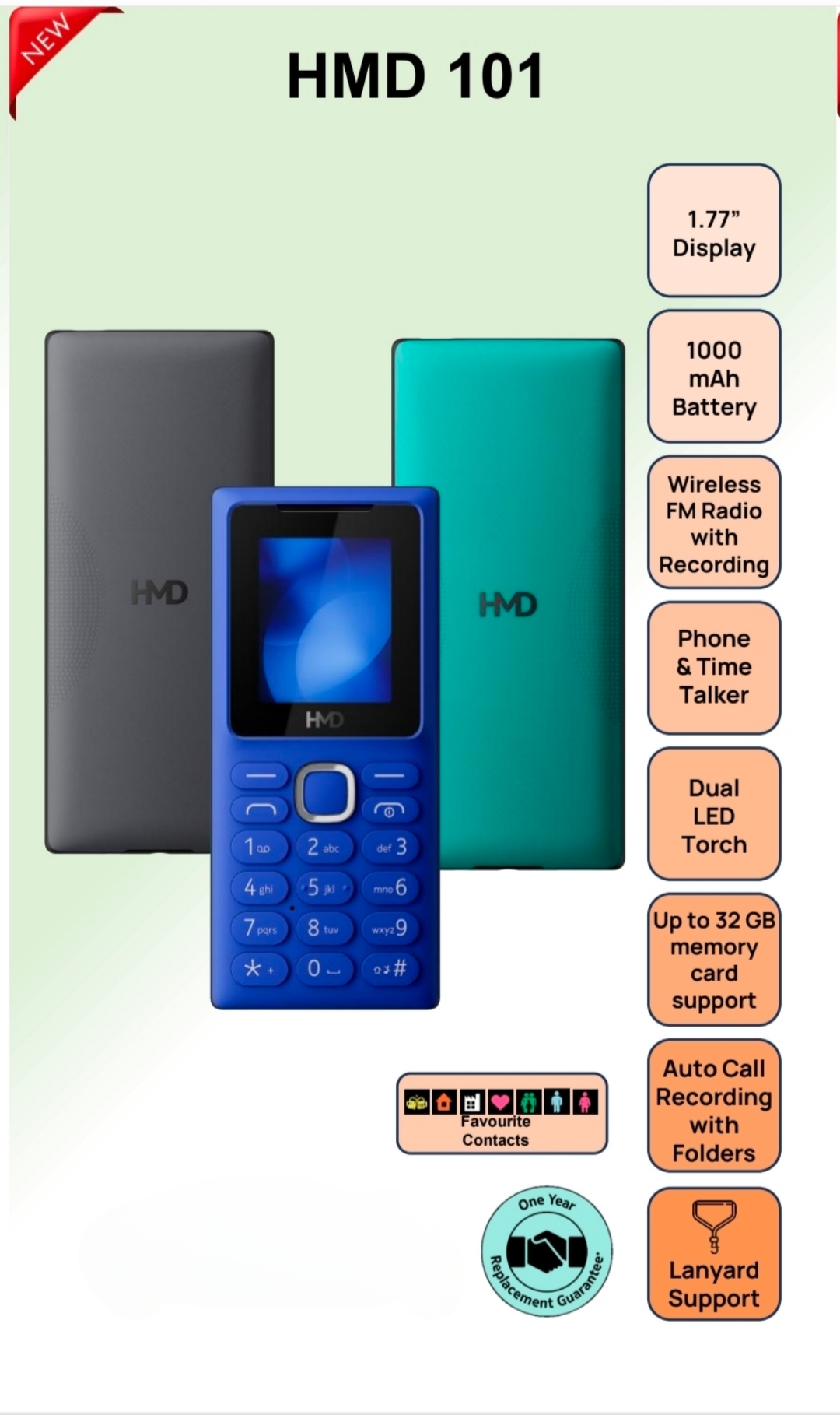 NOKIA HMD 101 DUAL SIM