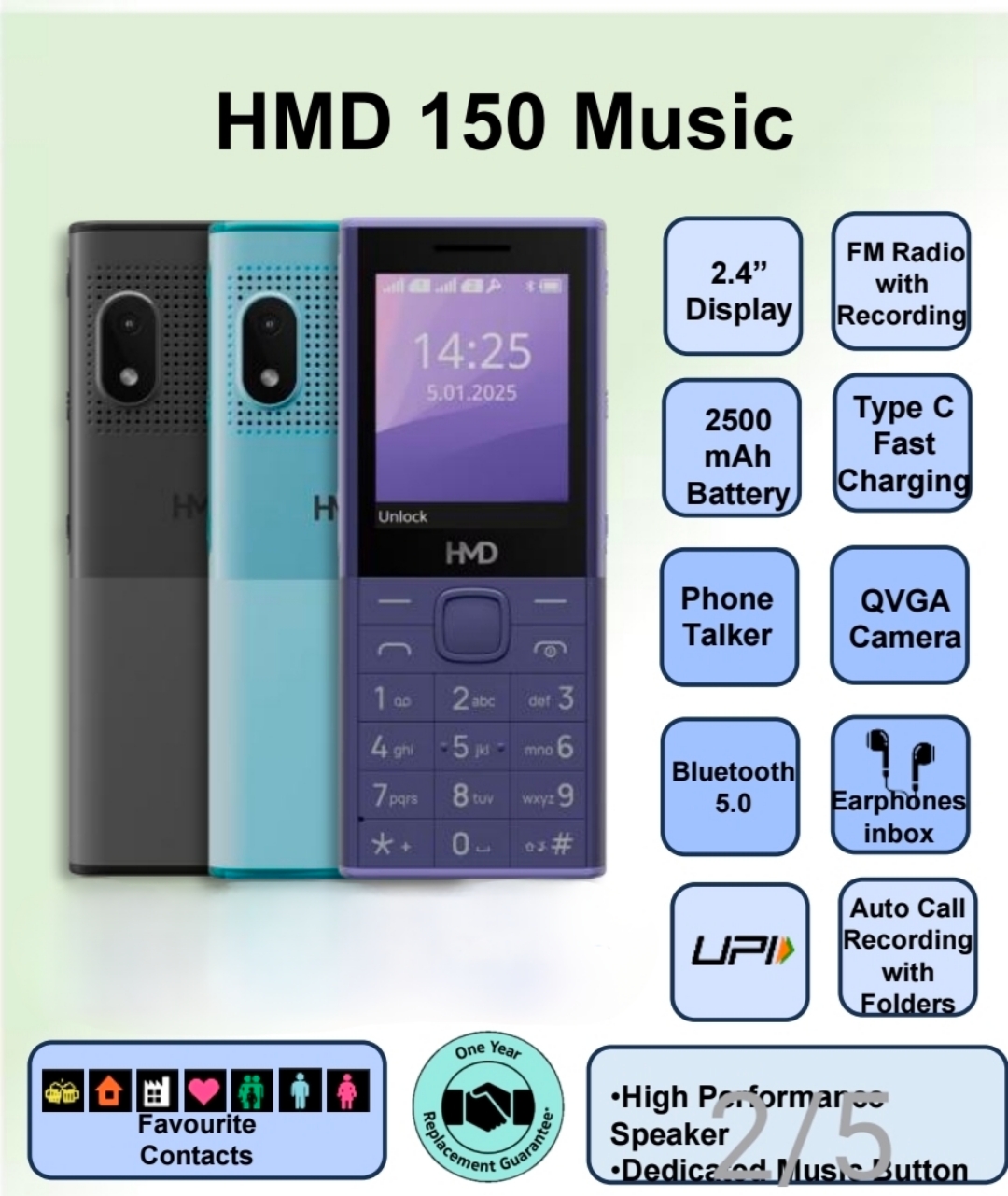 NOKIA HMD 150 MUSIC