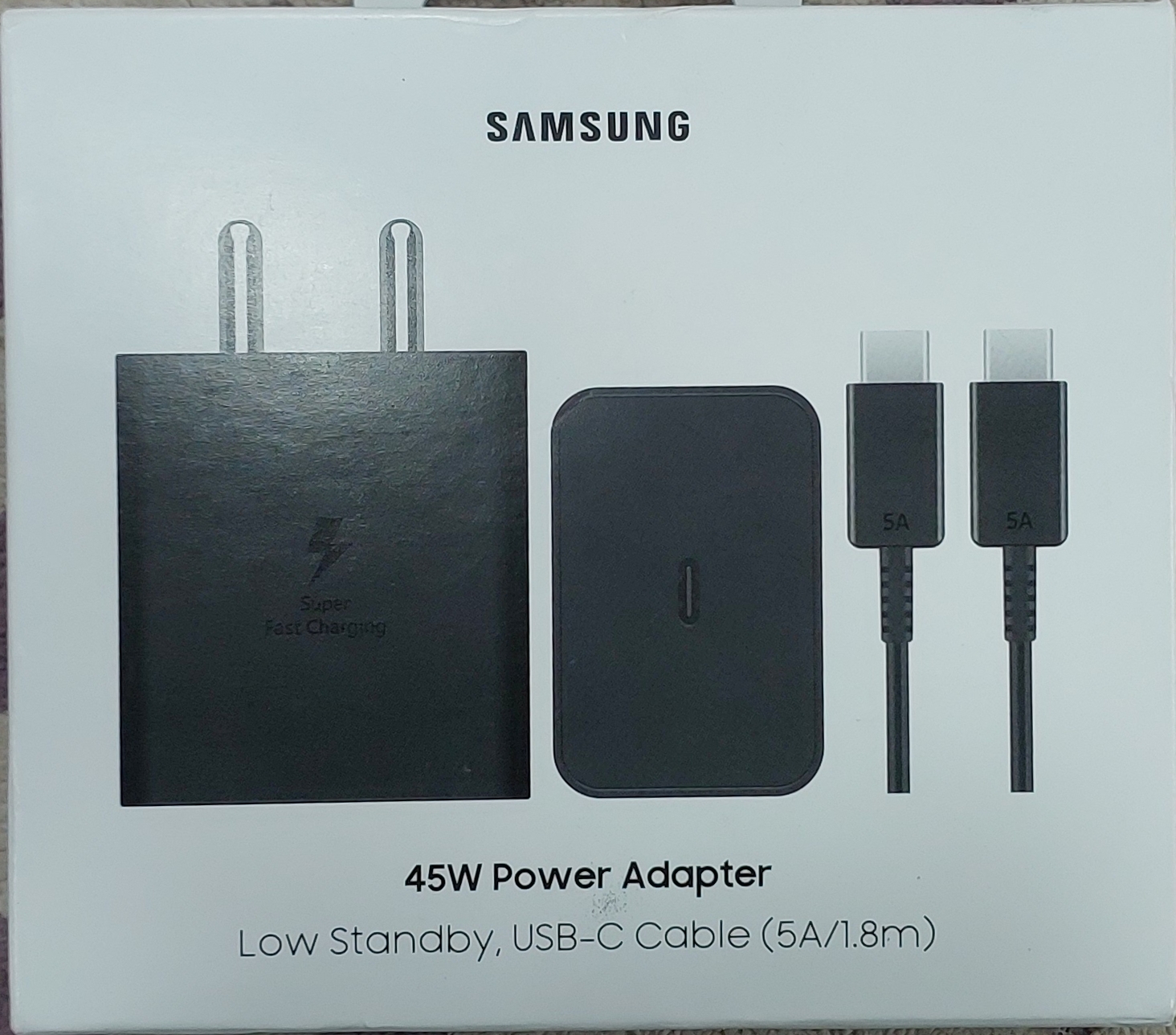 SAMSUNG 45W POWER ADAPTER WITH CABLE (1.8M)