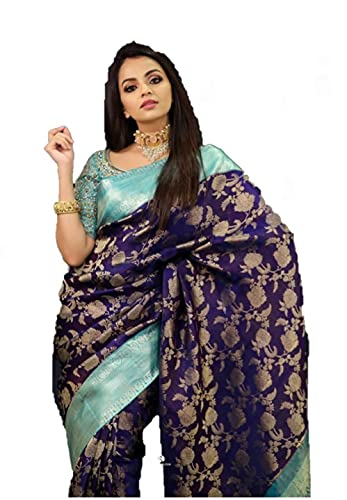 PURE HANDLOOM SOFT LITCHI SILK SAREE WITH PLAIN BLOUSE AND WORK BLOUSE(2 BLOUSE PIECES)