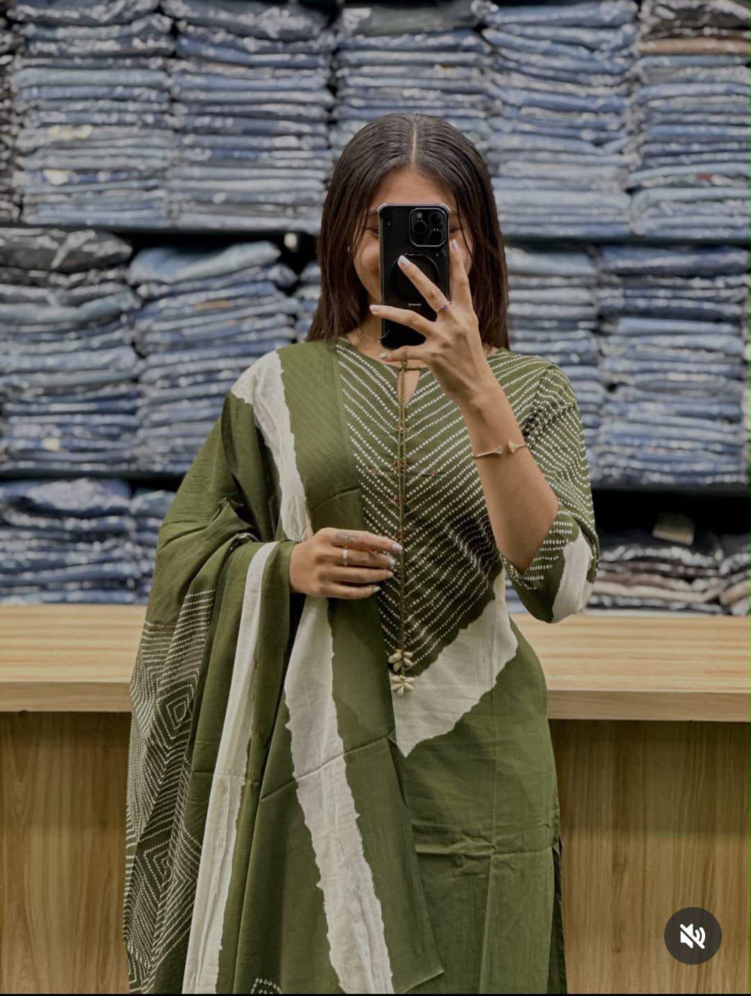 🏆Kurti with plazzo with dupatta🏆