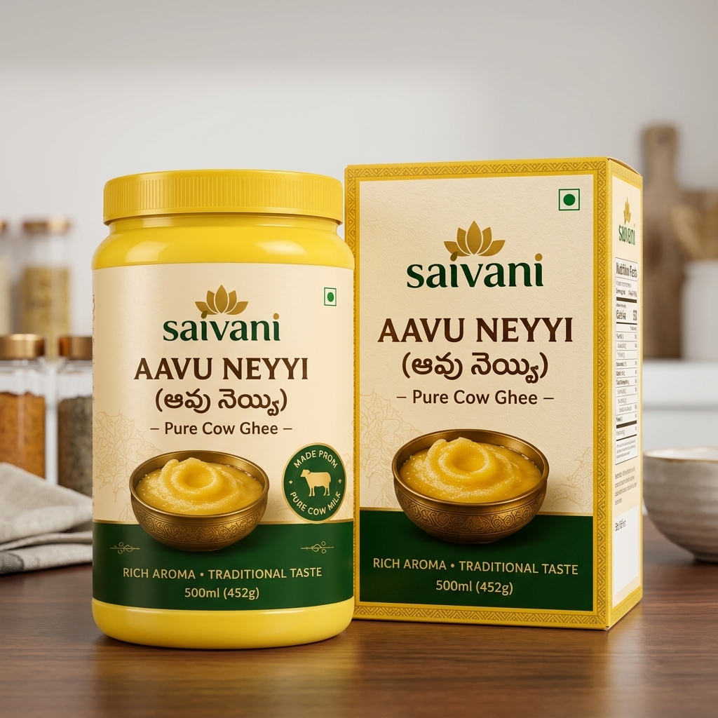 Aavu Neyyi (ఆవు నెయ్యి) - Pure Cow Ghee