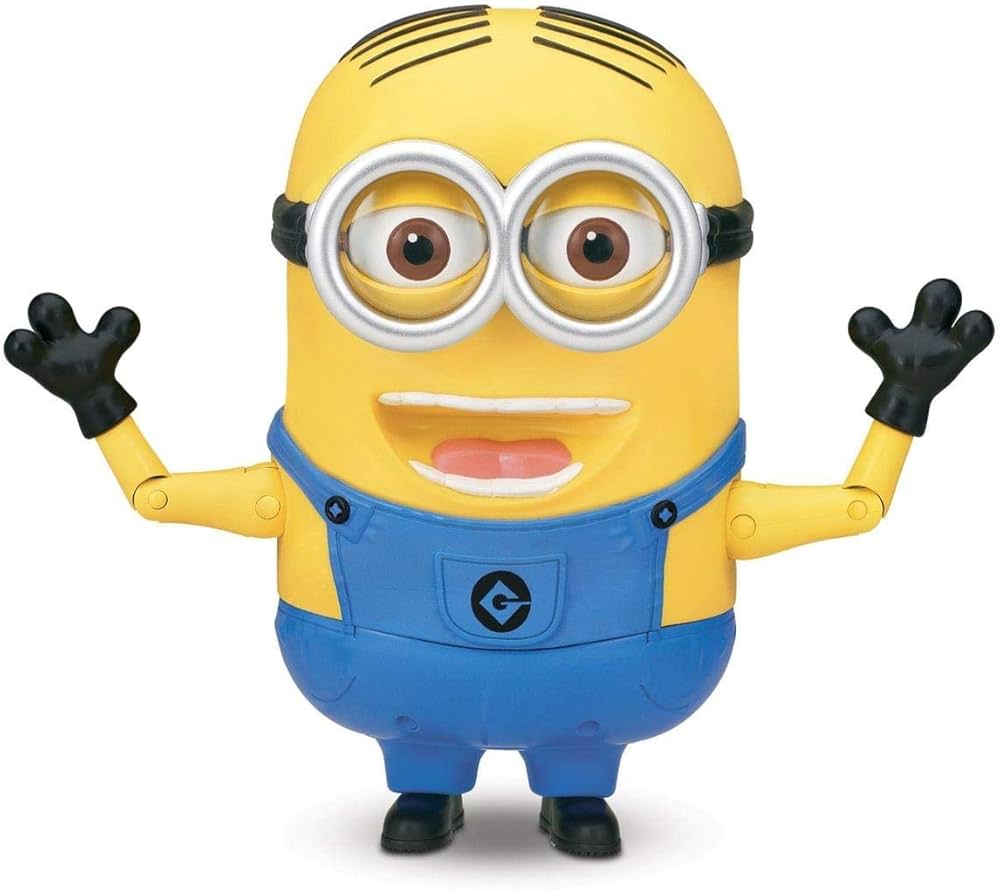 Minions Au Naturel action figure featuring movable arms.  6cm