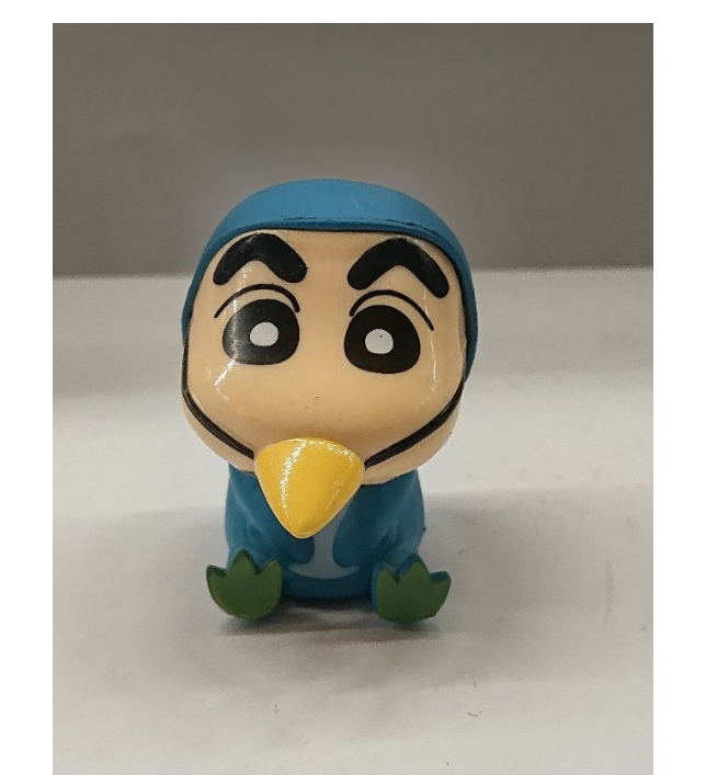 specifically from a series where the character is dressed in an animal costume, such as a bird or penguin.