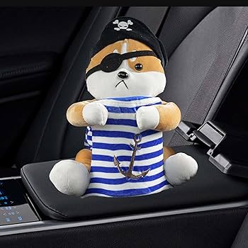 Car Dustbin plush figurine