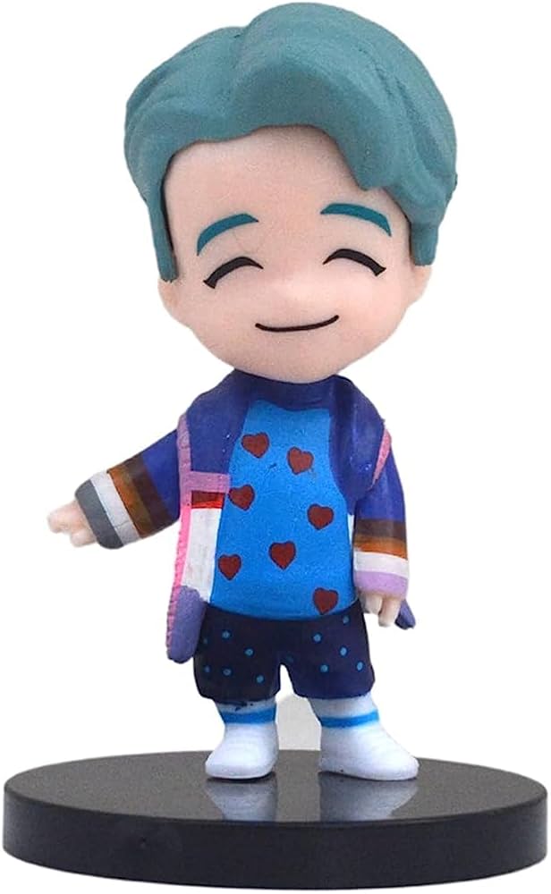 mini figure of RM from the K-pop group BTS Action Figure 7. cm