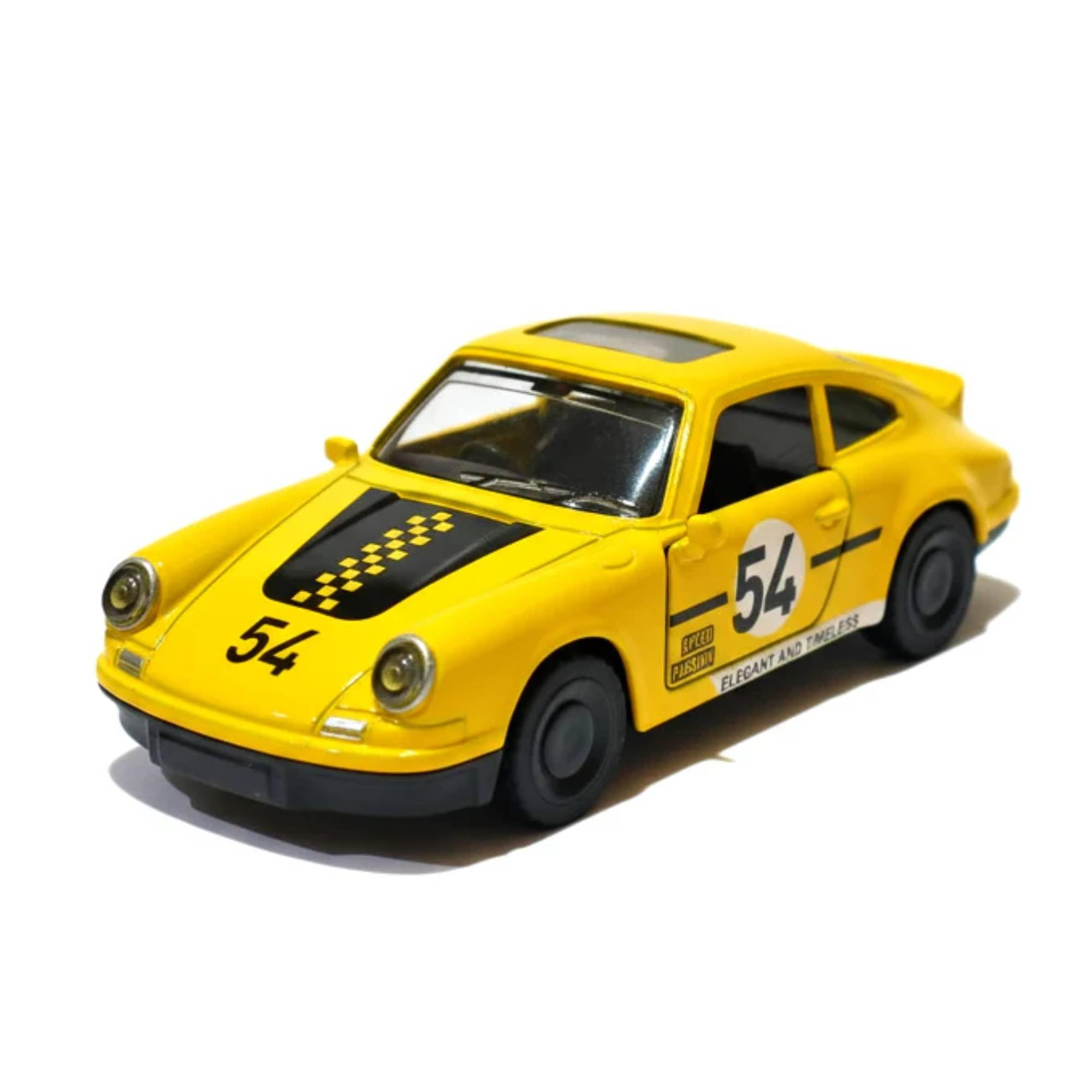 die-cast toy car resembling a vintage Mercedes-Benz