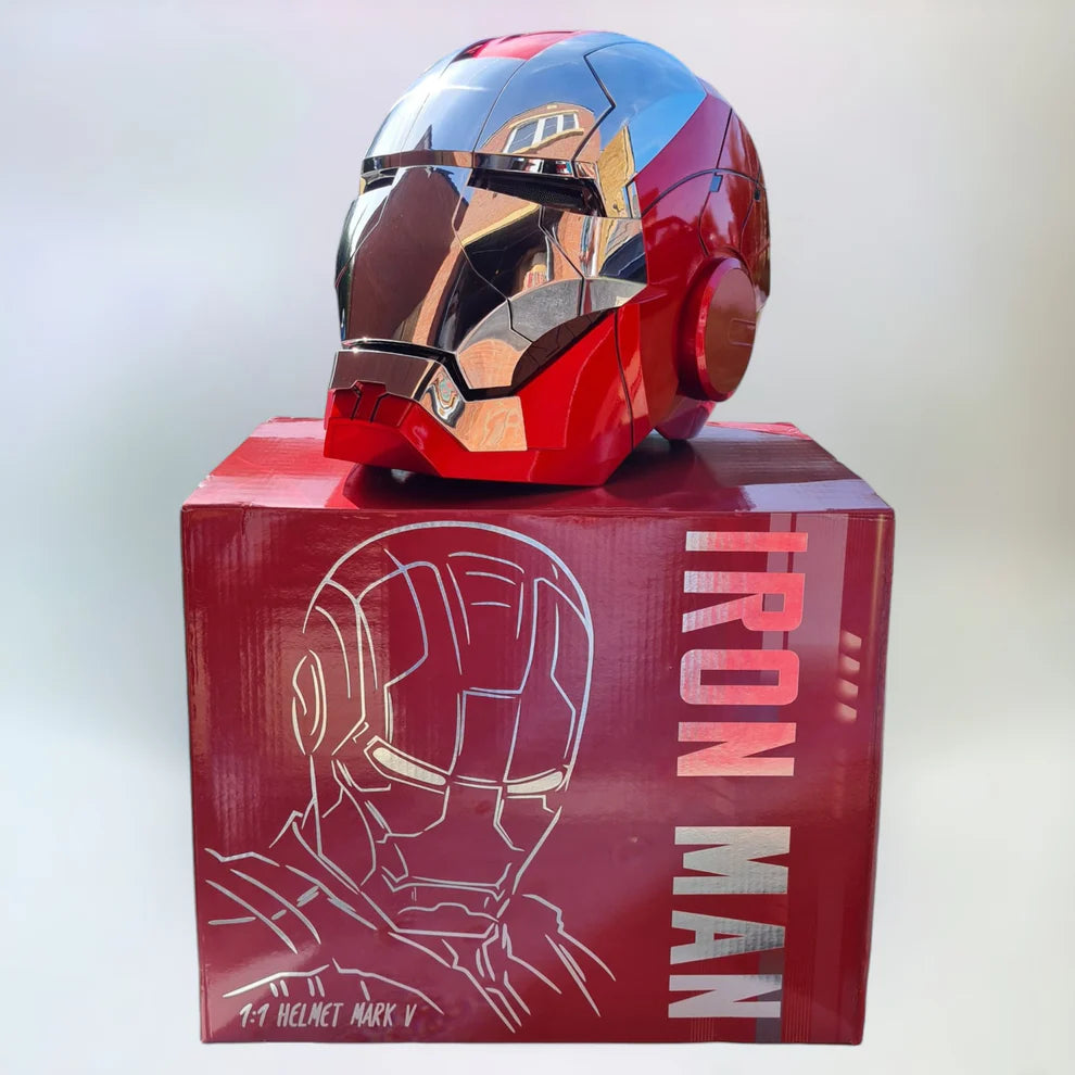 Ironman Mask Helmet Mark V with Voice Control, Remote Contro & Touch sensor