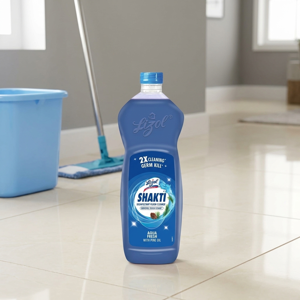 Lizol Shakti Disinfectant Floor Cleaner Aqua Fresh