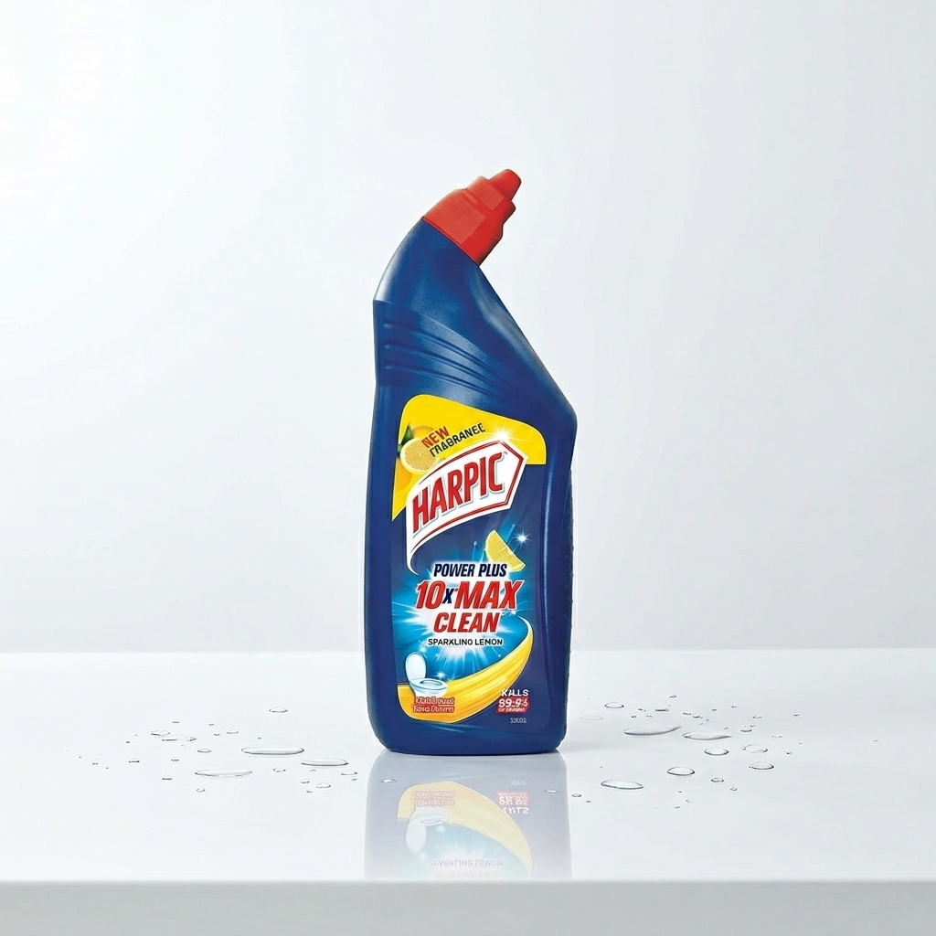 Harpic Disinfectant Toilet Cleaner - Sparkling Lemon : 1 L