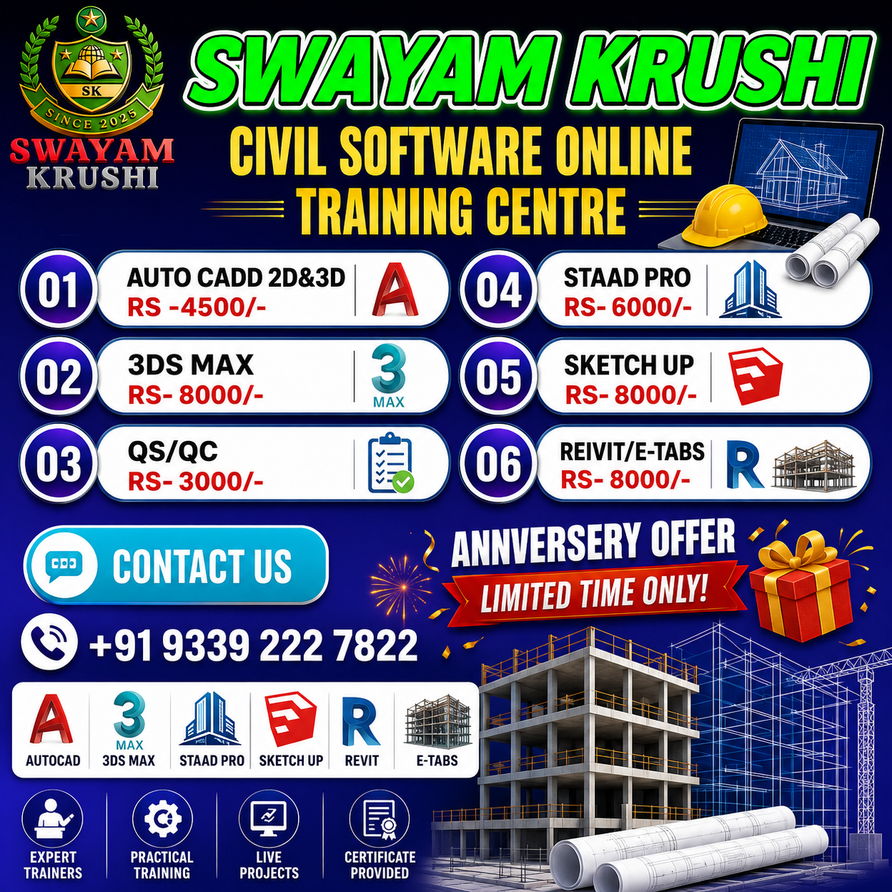 Civil engineering software recorded video classes