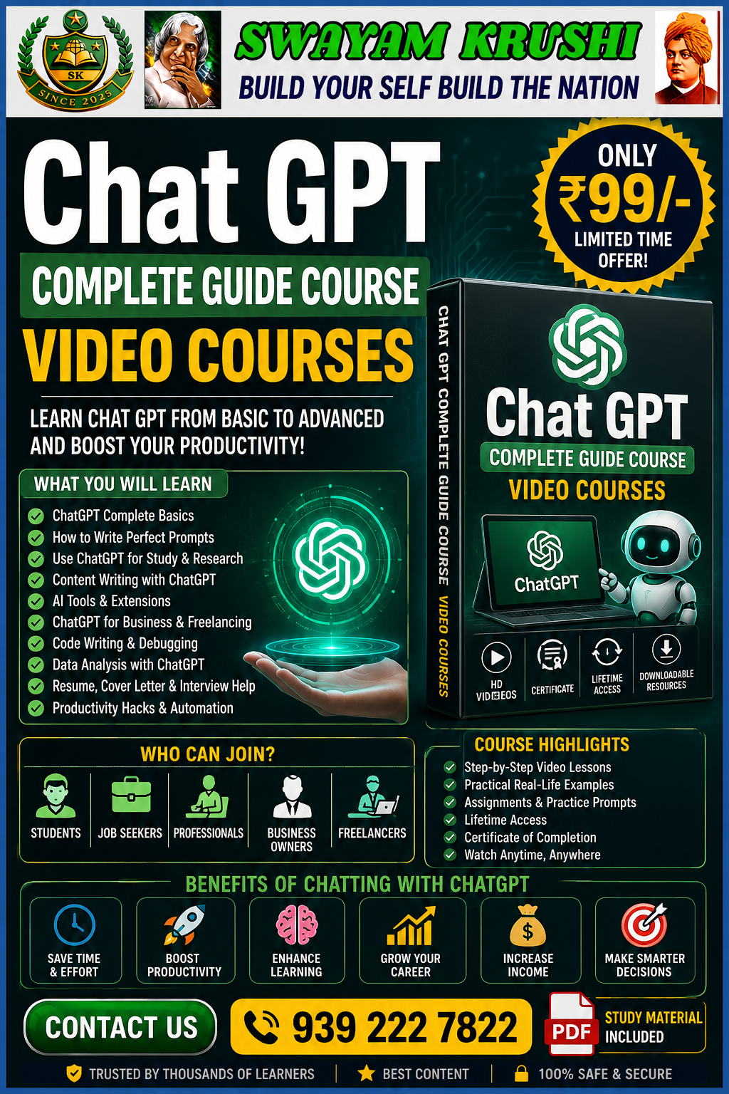 CHAT GPT VIDEO COURSE