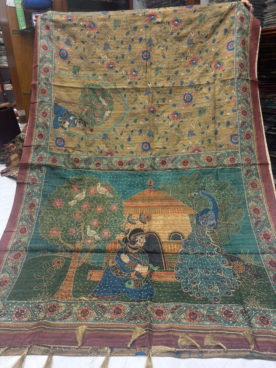 Tussar work