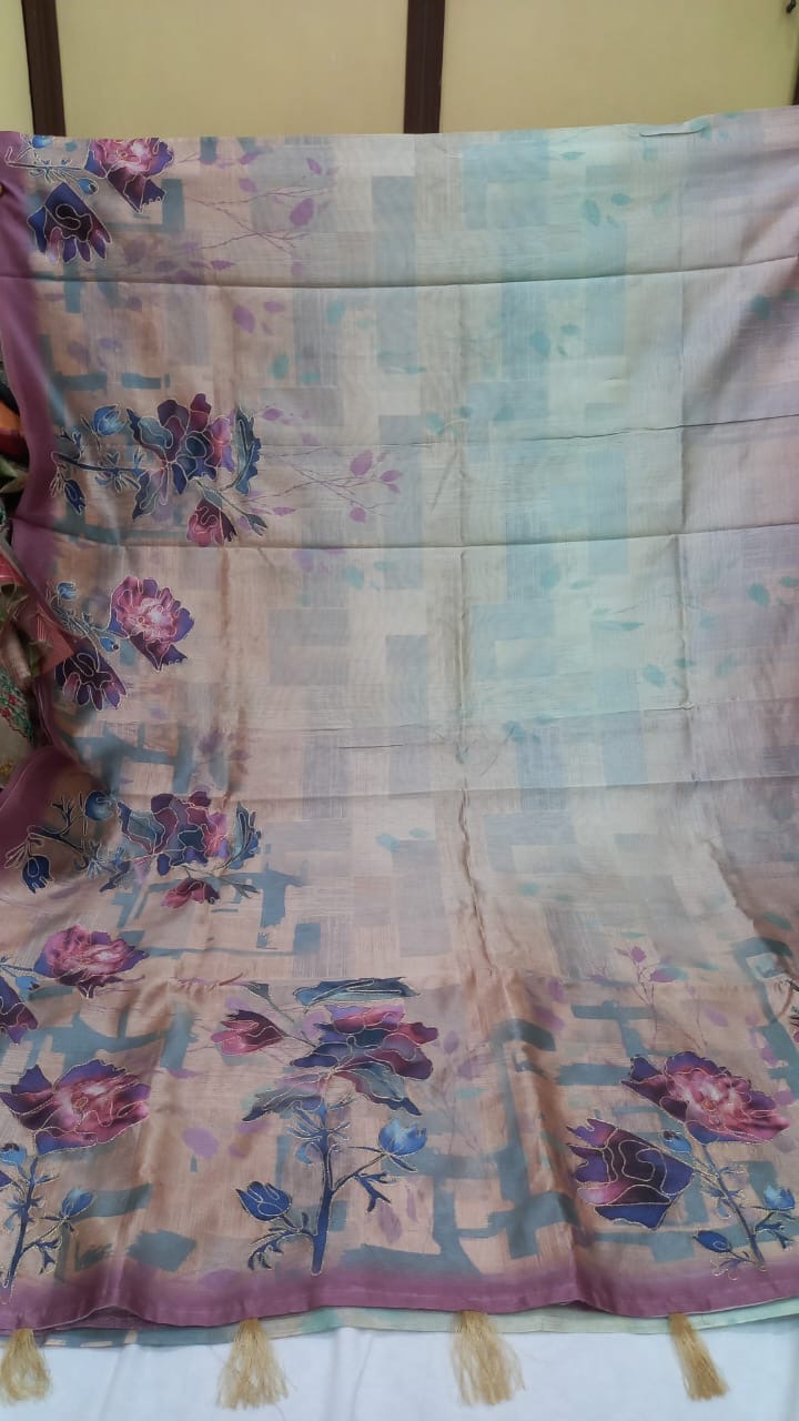 Tussar work