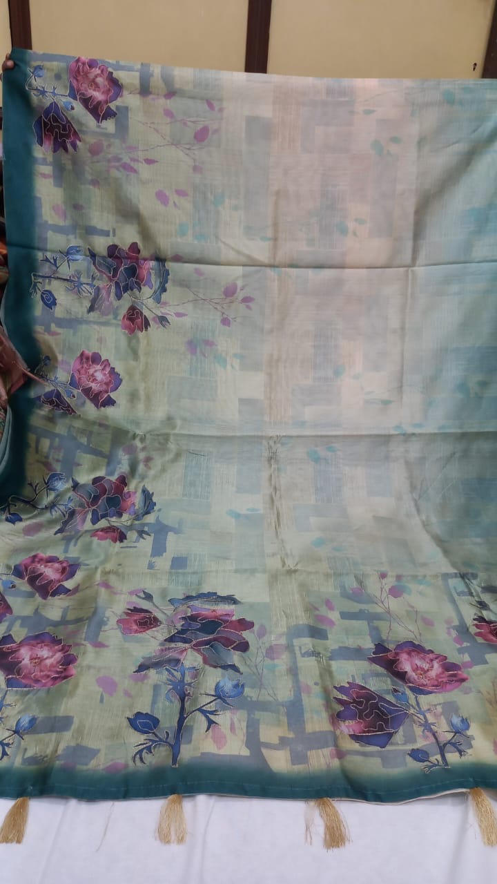 Tussar work