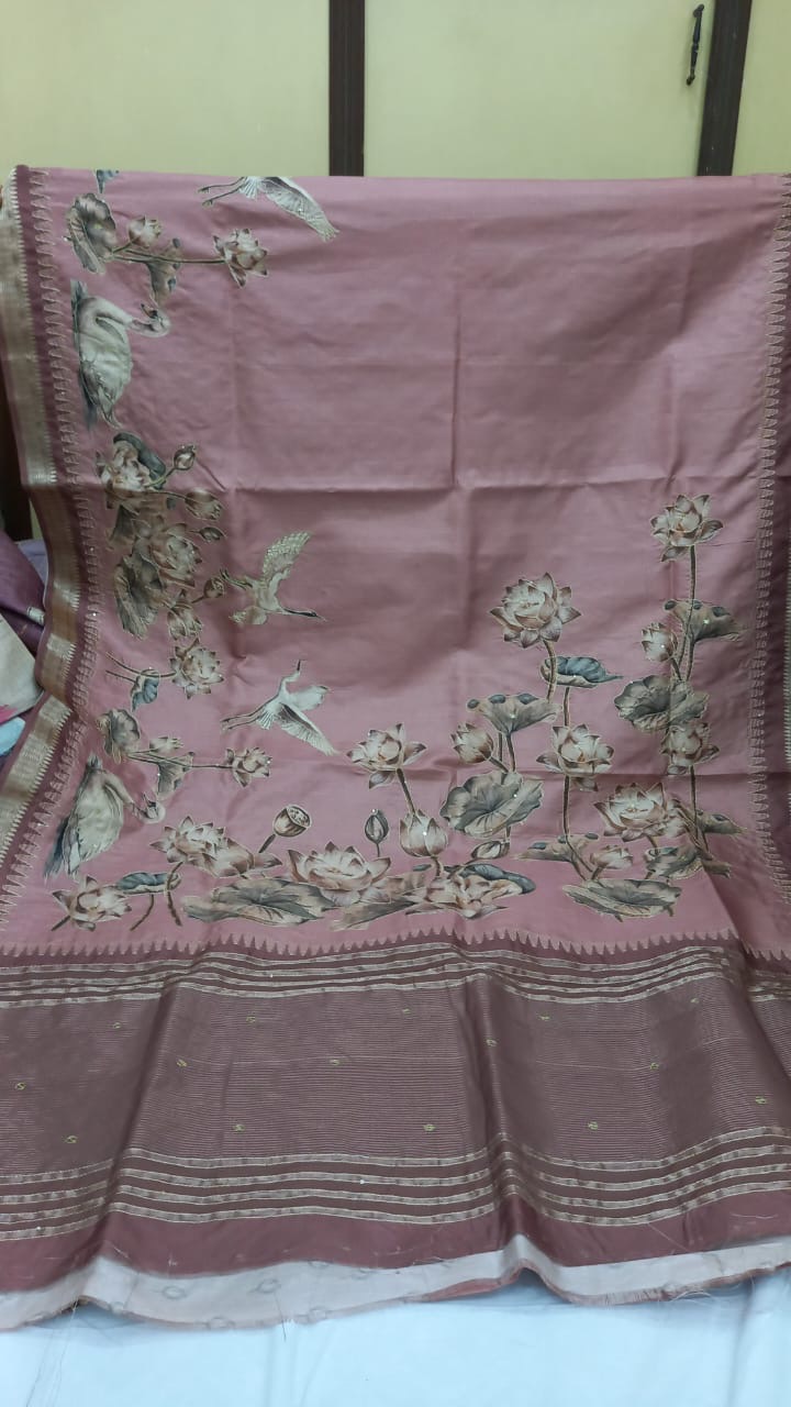 Tussar work