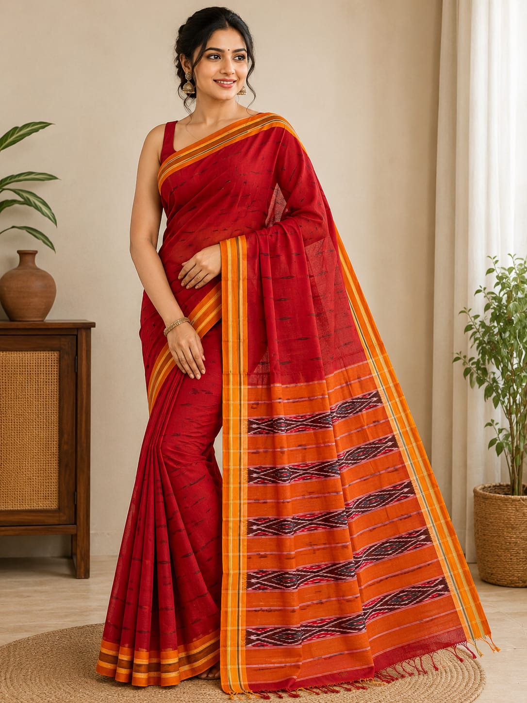 Cotton saree