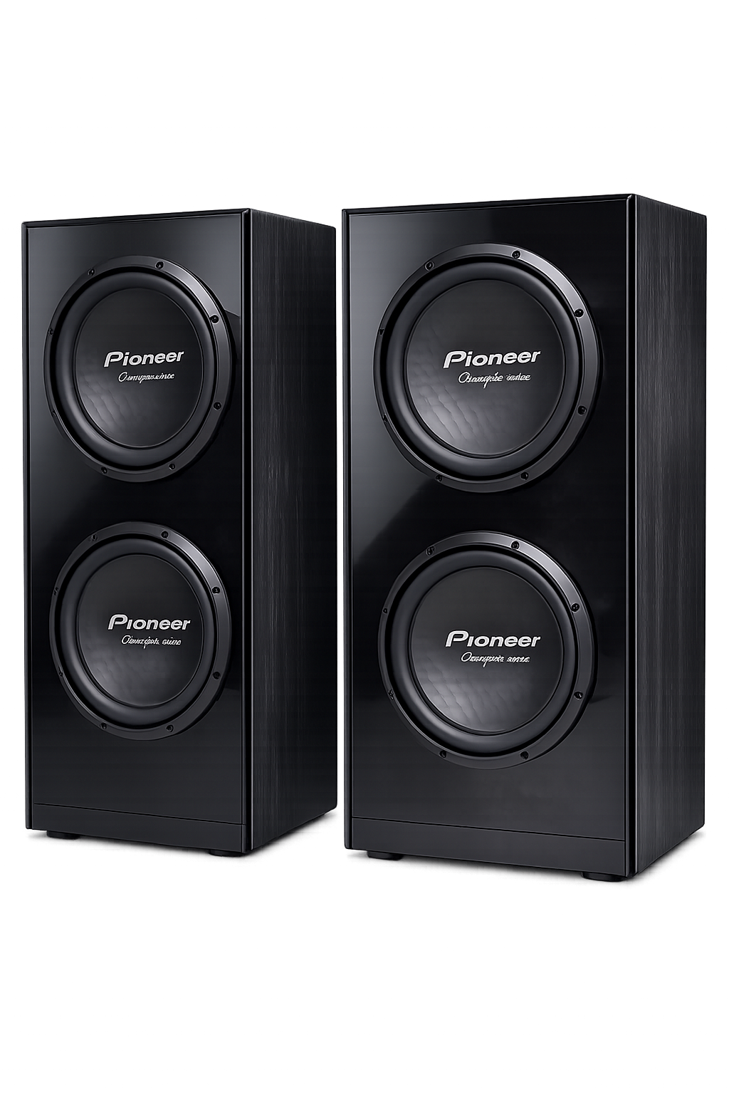 Active Tower Twin subwoofer 12inch 1500 x 2 3000 watts peak subwoofer Each