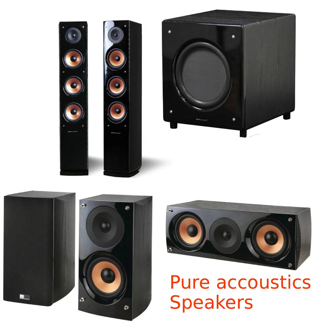 Pure Acoustics Supernova 8 Series 5.1 Speaker Package