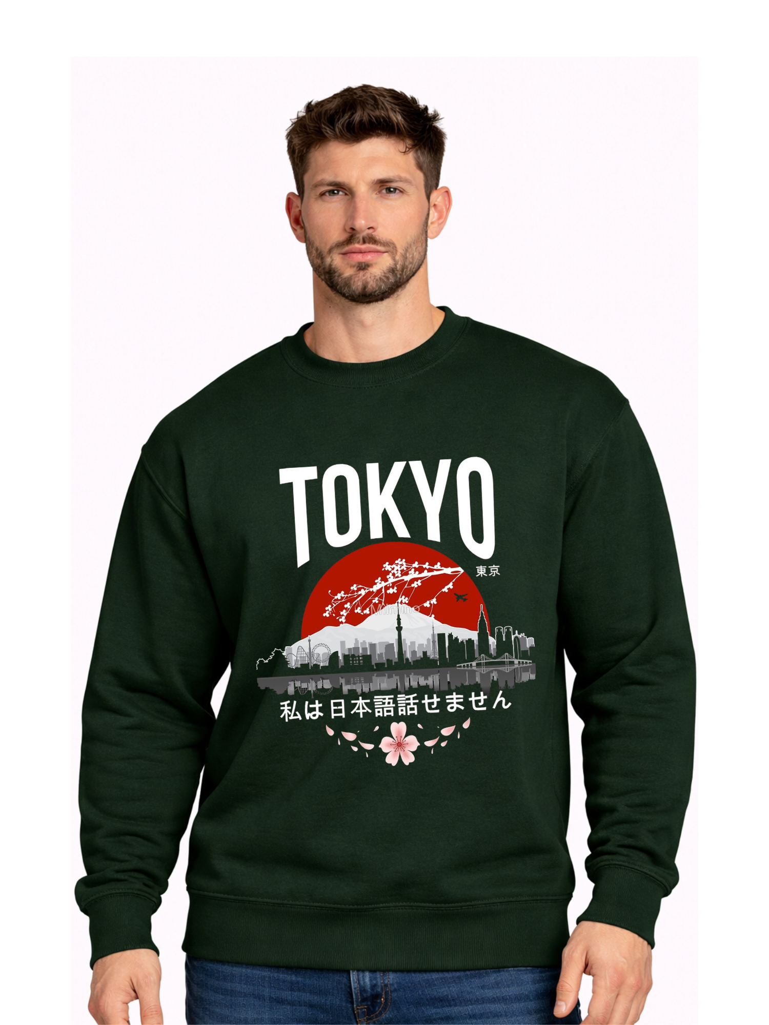 Hoodie Bank | Tokyo Japan Skyline Graphic Sweatshirt – Premium Unisex Casual Crewneck