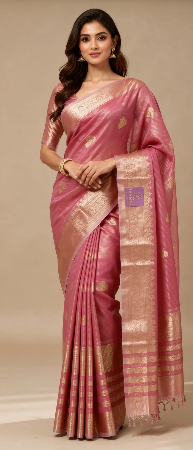 ✨ Banarasi Tissue Silk Saree ✨