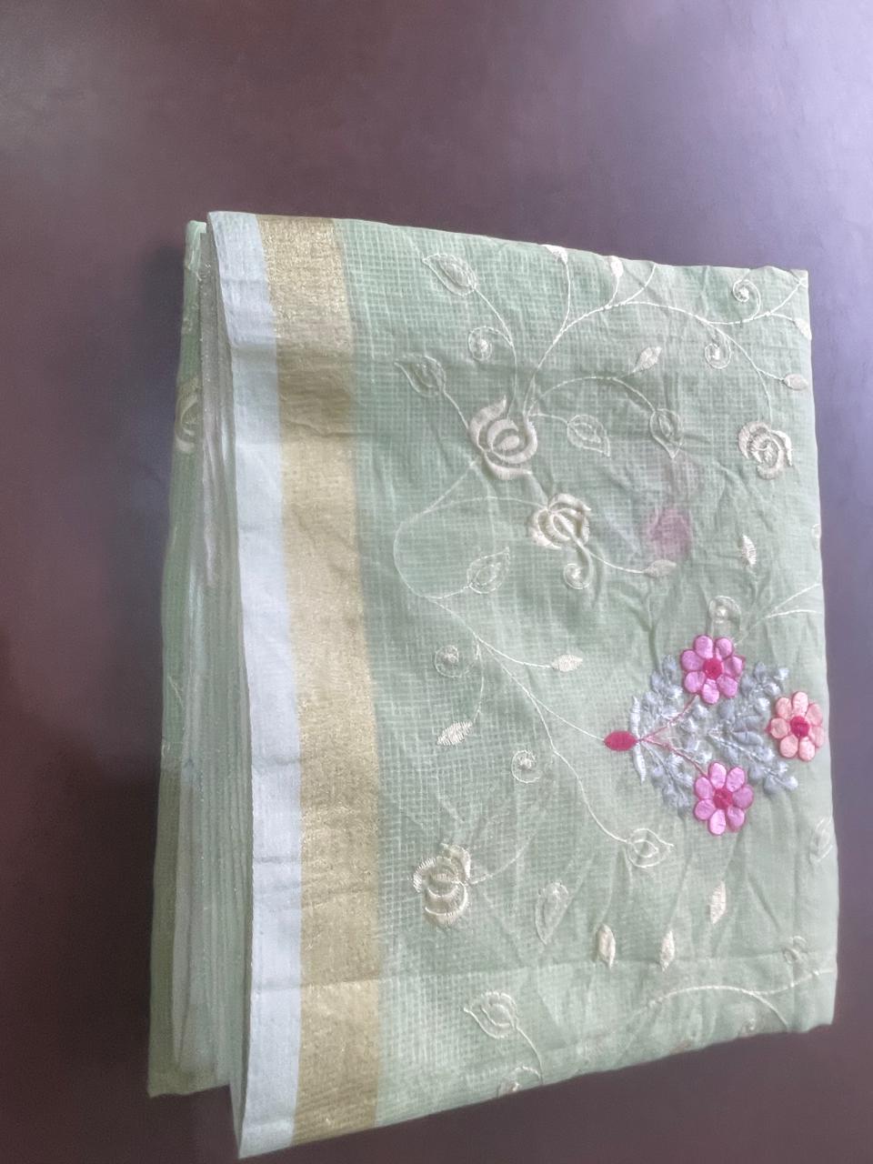 Kota work saree