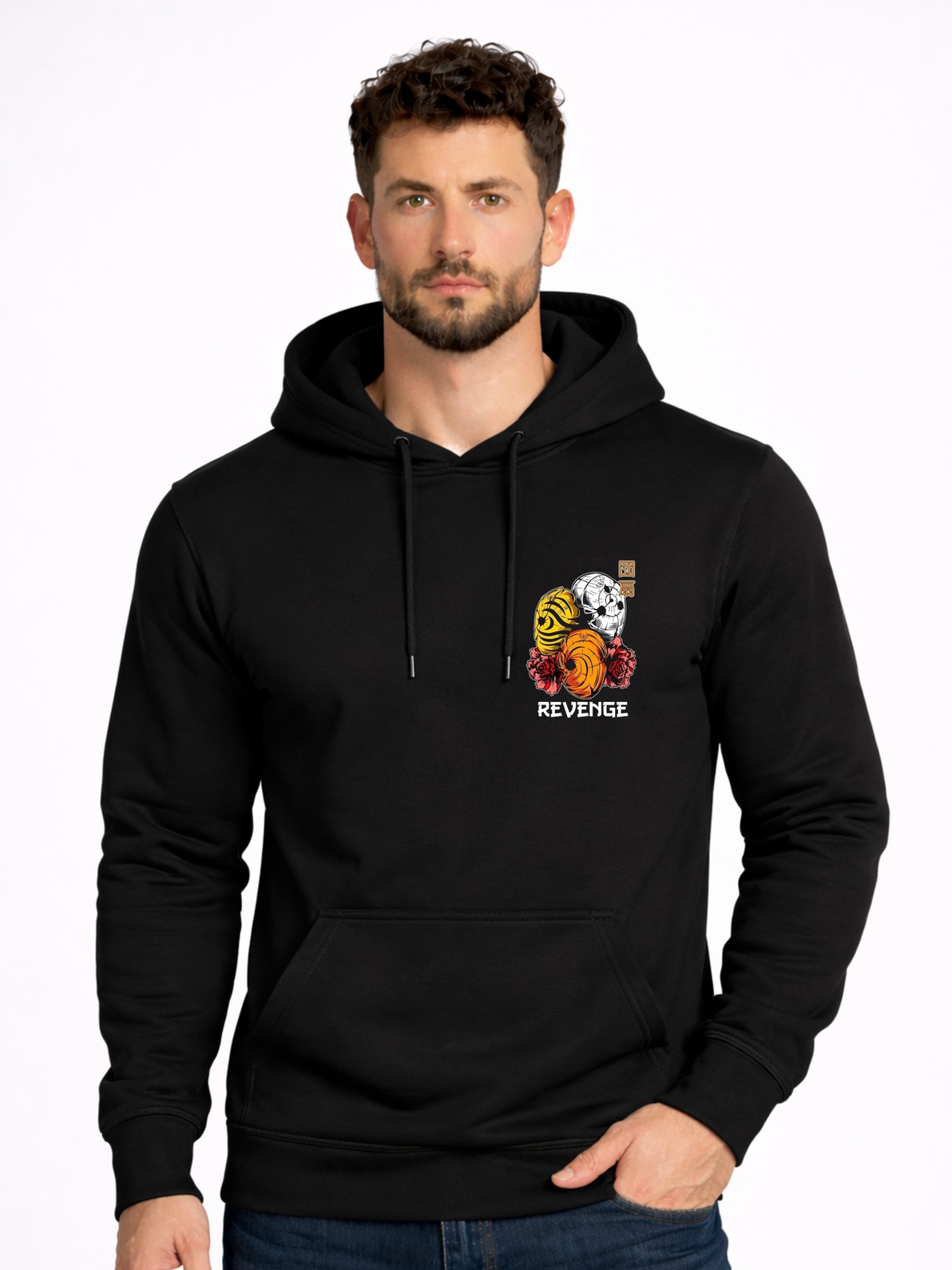 Hoodie Bank Revenge Anime Graphic Hoodie – Premium Black Streetwear Hoodie for Men & Women