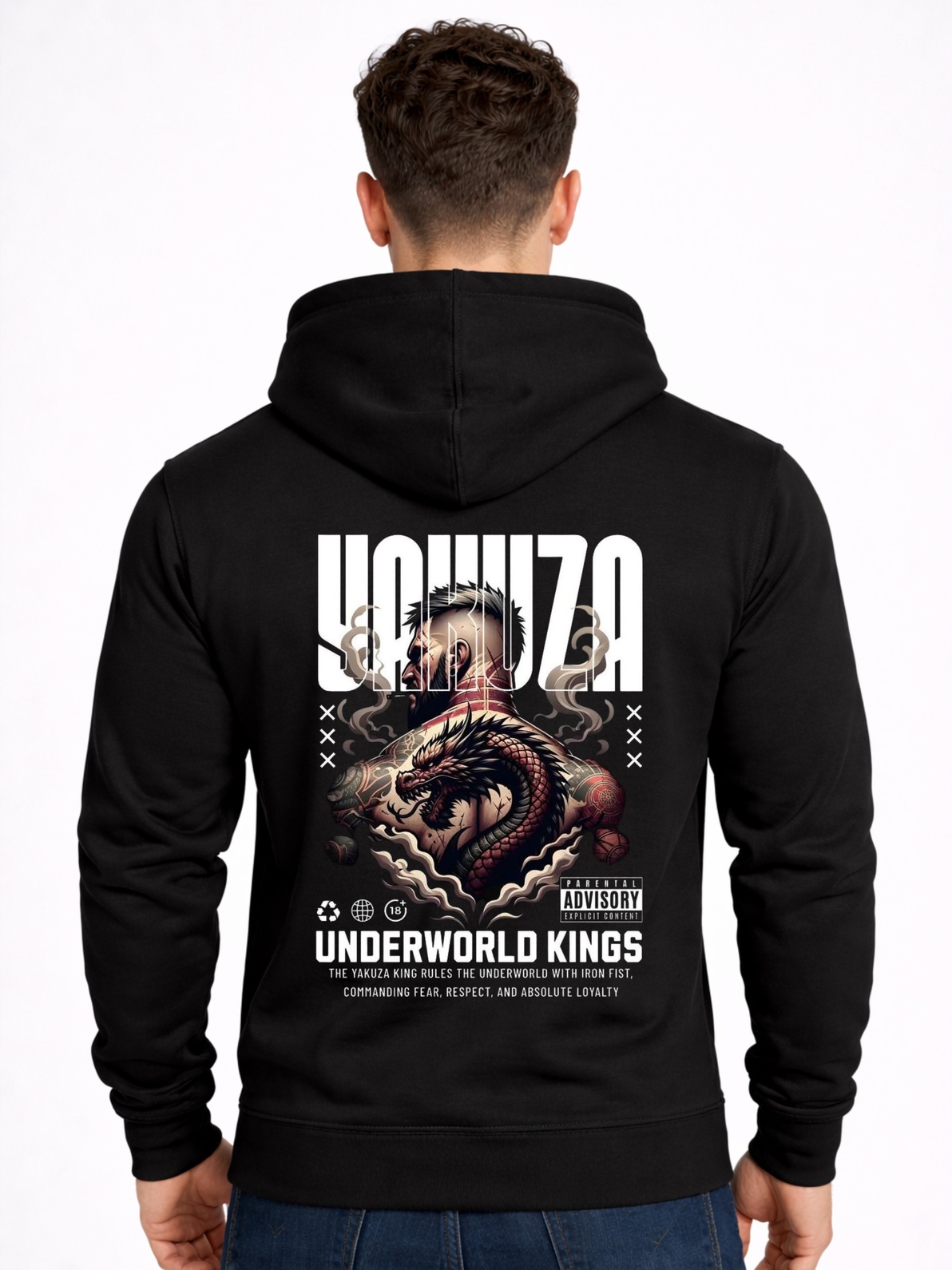 Hoodie Bank Yakuza Underworld Kings Graphic Hoodie – Premium Japanese Streetwear Hoodie