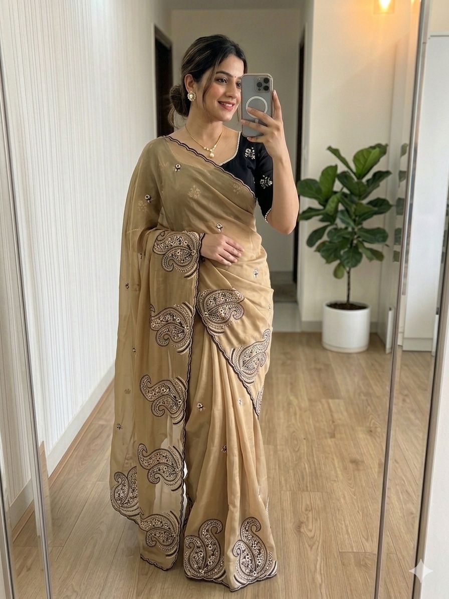Rangoli silk
