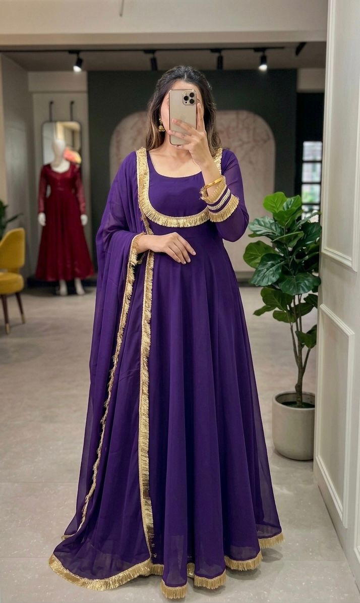 Eira Purple Anarkali