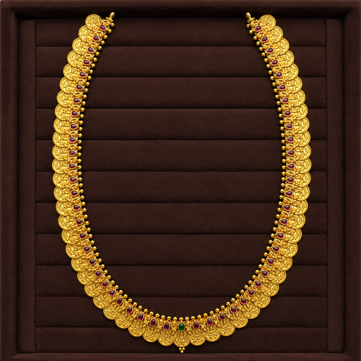 Lakshmi Kasu Mala Long Necklace