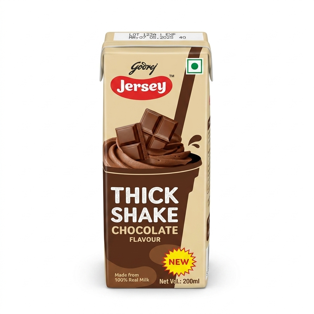 Godrej Jersey Thick Shake Chocolate (180 ml)