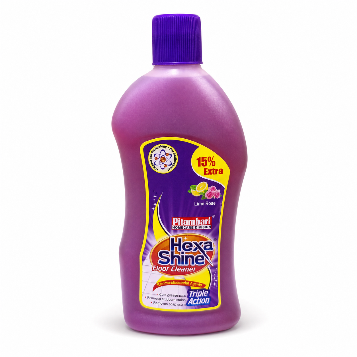 Pitambari Hexa Shine Floor Cleaner – Lime Rose