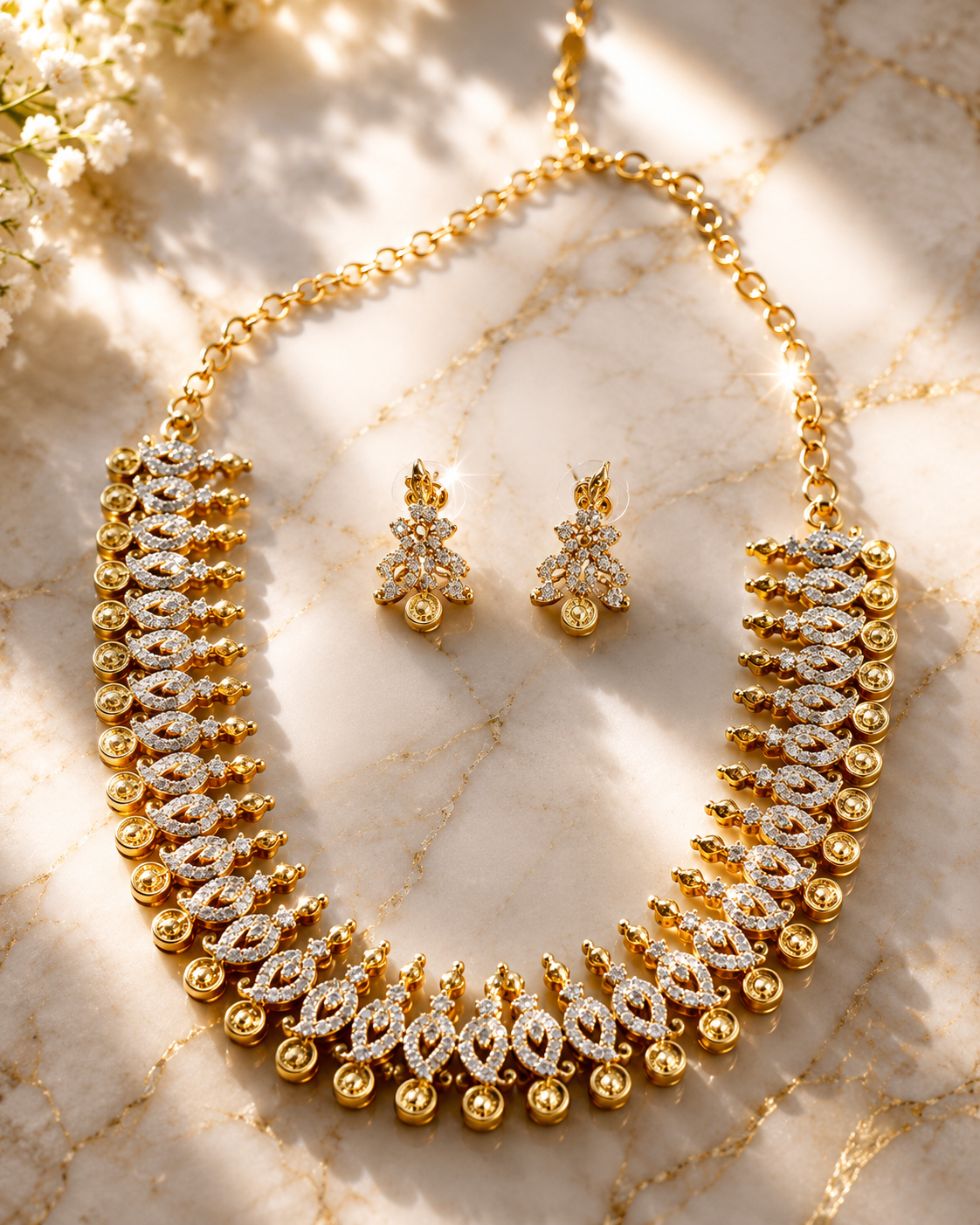 Elegant leaf and floral-inspired design