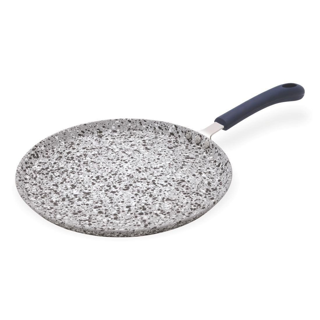 Orange 4.00mm Rockstar Dosa Tawa/Flat Tawa 290mm | Silicon Cool Touch Fancy Handle| Induction Friendly