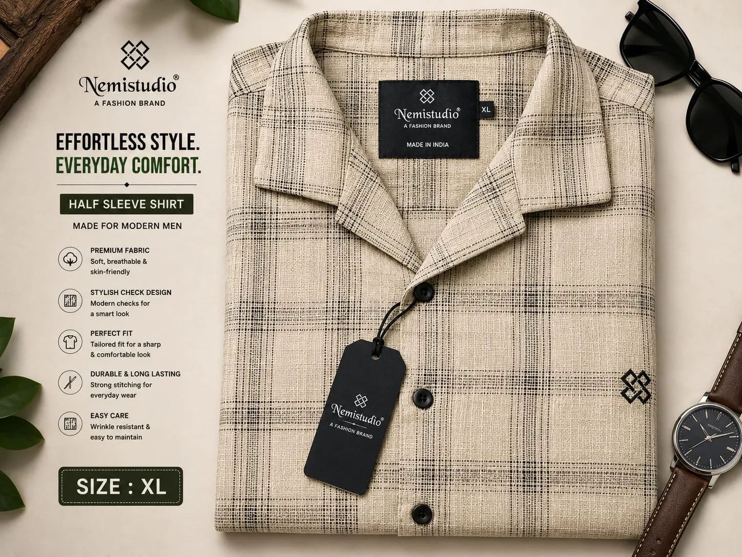 Lenin Mixed shirt (Half sleeve