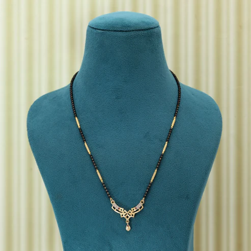 MS107GLD_Black beads
