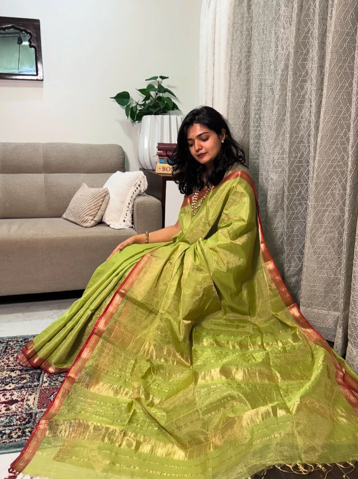 Maheshwari Pure Tissue Silk