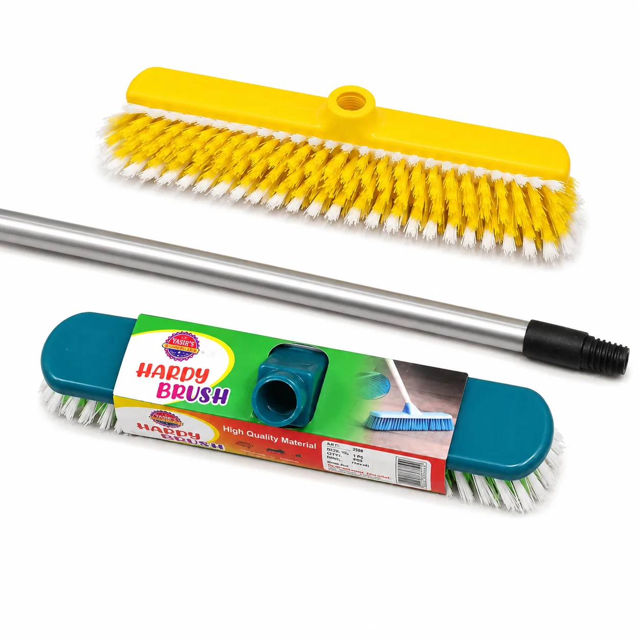 Heavy-Duty Long-Handle Floor Scrubbing Brush